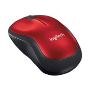  LOGITECH Mouse M185 Red Mäuse 