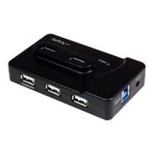 STARTECH.COM 6 Port USB 3.0 / 2.0 Hub mit 2A Ladeanschluss - 2x USB 3.0 SuperSpeed und 4x USB 2.0 Co 