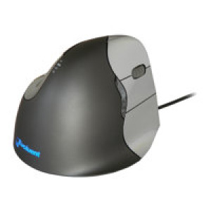  BAKKERELKHUIZEN Evoluent VerticalMouse 4, für Rechtshänder, USB, anthrazit / silber Mäuse 
