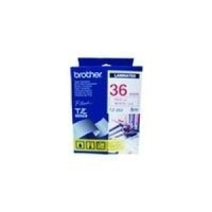 BROTHER TZ243 Schriftbandkassette weiss blau 18mmx8m laminiert 