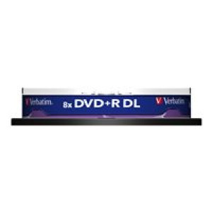  Verbatim DVD+R 8.5GB DL 8x, 10er Spindel  