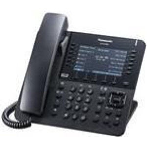 PANASONIC KX-NT680NE-B IP-Systemtelefon schwarz TFT LCD Farbdisplay 12 x 4 flex. Funktionst. Bluetoo