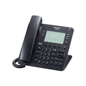 PANASONIC KX-NT630NE-B IP-Systemtelefon schwarz 6 Zeilen LCD Display bel. 6 x 4 flexible Funktionsta