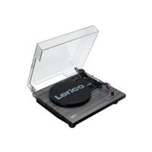 LENCO LS-10 Plattenspieler Riemenantrieb Schwarz 