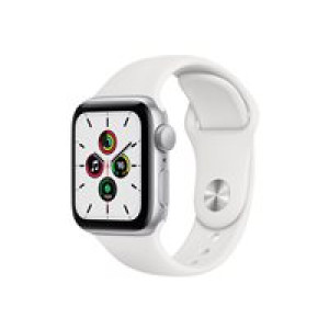 APPLE Watch SE Alu 40mm Silver (Bracelet White) iOS 