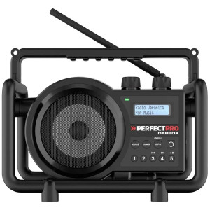 PERFECTPRO DABBOX Baustellenradio DAB+, UKW AUX, Bluetooth®, DAB+, UKW stoßfest Sch