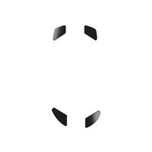  GLORIOUS PC GAMING RACE G-Floats Maus-Skates aus Keramik - Model O/O-, schwarz Mäuse 