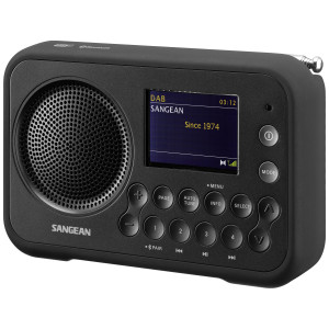 SANGEAN DPR-76BT Taschenradio DAB+, UKW AUX, Bluetooth® Tastensperre Grau