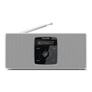 TECHNISAT DIGITRADIO 2 S Taschenradio DAB+, UKW Bluetooth® Weckfunktion, wiederaufladbar Weiß 