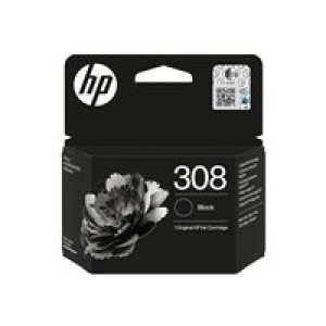 HP 308 Black Original Ink EN/DE/FR/IT/PT - Original - Tintenpatrone (7FP21UE#SE1) 