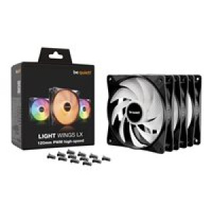 BE QUIET 120mm LIGHT WINGS LX PWM high-speed Triple-Pack Gehäuse kühler