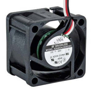  ADDA AD04024LB285302 Axiallüfter 24 V/DC 22.1 m³/h (L x B x H) 40 x 40 x 28 mm Zubehör 