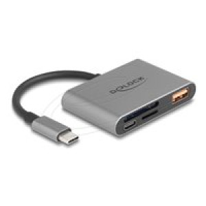  DELOCK USB-C Card Reader für SD und Micro SD Speicherkarten  