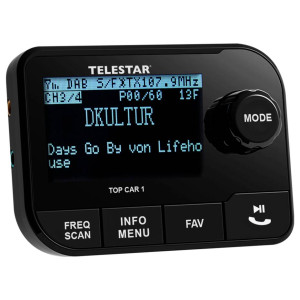 TELESTAR DIGITAL TOP CAR 1 DAB+Radios Car Adapter