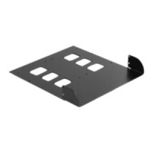 DELOCK 5.25" Metall Einbaurahmen für 2 x Delock Wechselrahmen 47011 / 47005 