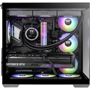 THERMALTAKE View 380 WS Midi Tower "ARGB" Black retail 