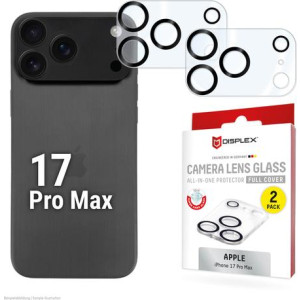 E.V.I. DISPLEX CamGlass All-In-One für iPhone 17 Pro Max (2 Stück) 