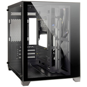 INTERTECH C-501 Aspect Gaming Gehäuse, Tempered Glass, Schwarz 