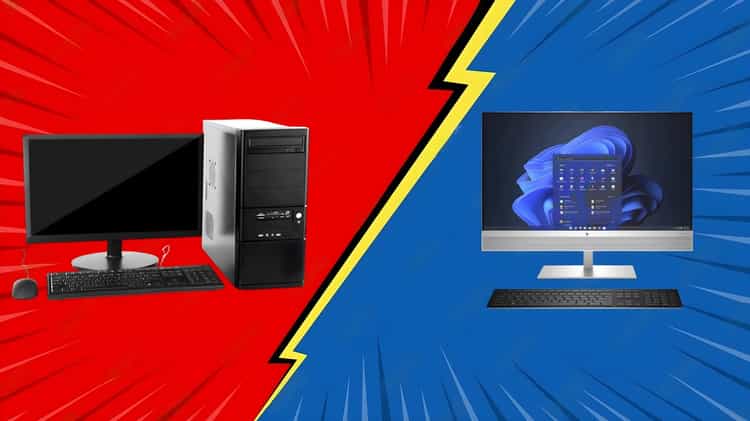 Desktop-PC vs. All-in-One-PC: Vor- und Nachteile für Zuhause & Büro