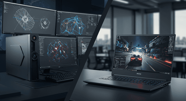 Workstation-PC vs. Gaming-Laptop: Welches Gerät ist die richtige Wahl für Ihre Bedürfnisse?