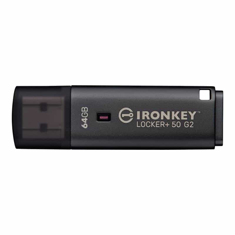 KINGSTON Technology IronKey 64GB Locker Plus 50 G2, FIPS 197, AES-256 KINGSTON Technology IronKey 64GB Locker Plus 50 G2, FIPS 197, AES-256