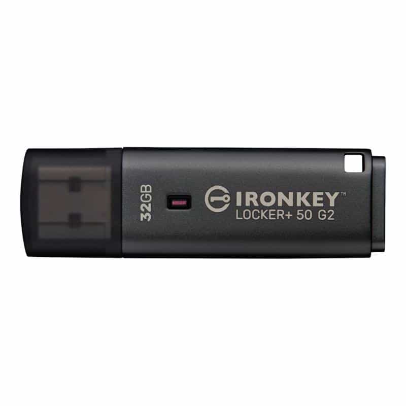 KINGSTON Technology IronKey 32GB Locker Plus 50 G2, FIPS 197, AES-256