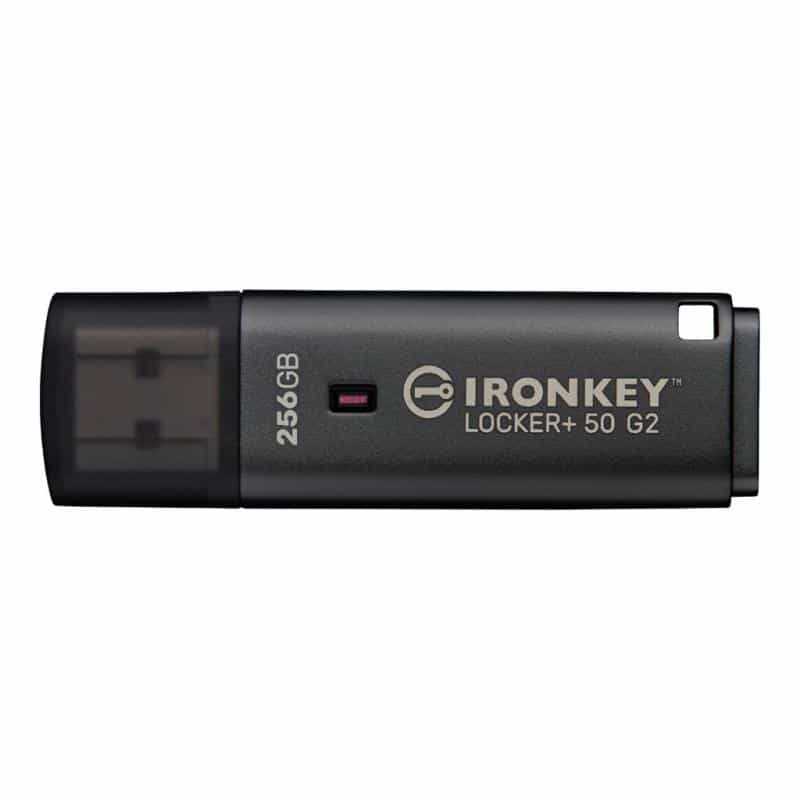 KINGSTON Technology IronKey 256GB Locker Plus 50 G2, FIPS 197, AES-256