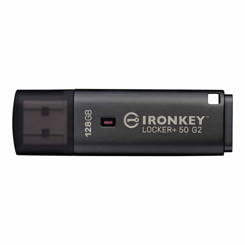 KINGSTON Technology IronKey 128GB Locker Plus 50 G2, FIPS 197, AES-256