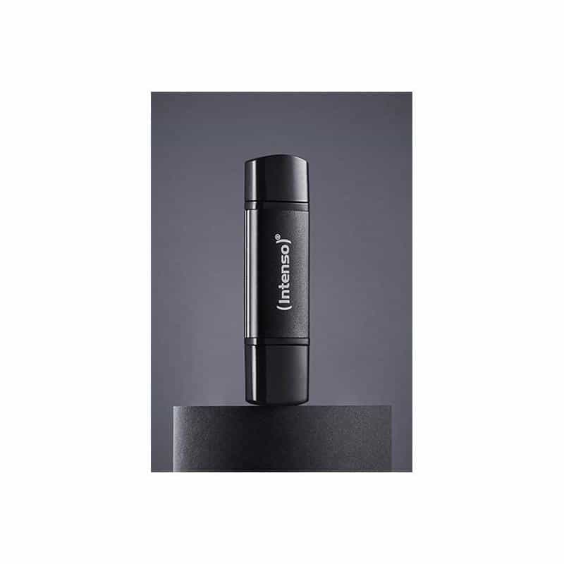 INTENSO 3544492 USB-Stick 256 GB USB Type-A / USB Type-C 3.2 Gen 1 (3.1 Gen 1) Schwarz