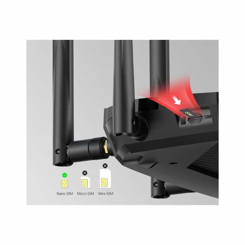 TP-LINK Mercusys MB235-4G 4G+ Cat6 AC1200 Wireless Gigabit Router