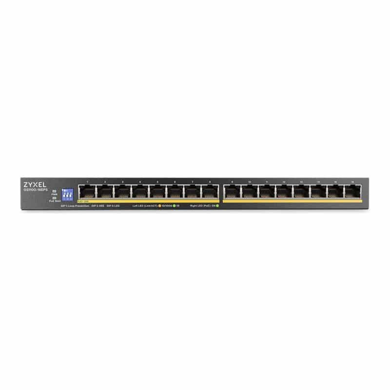 ZYXEL 16-Port Gigabit Unmanaged Switch Slimline mit 135W PoE