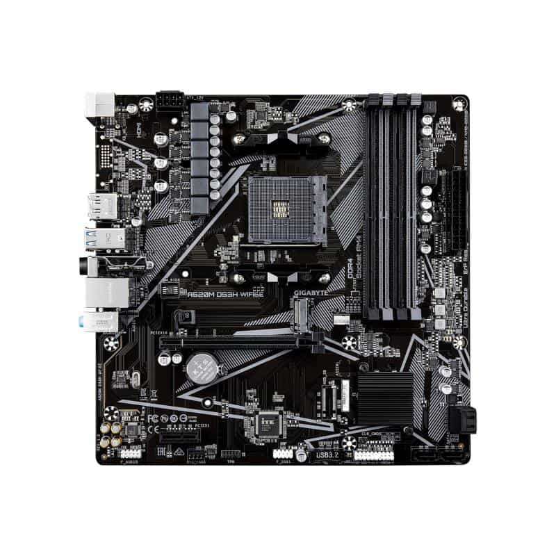 GIGABYTE A520M DS3H WF6E SAM4