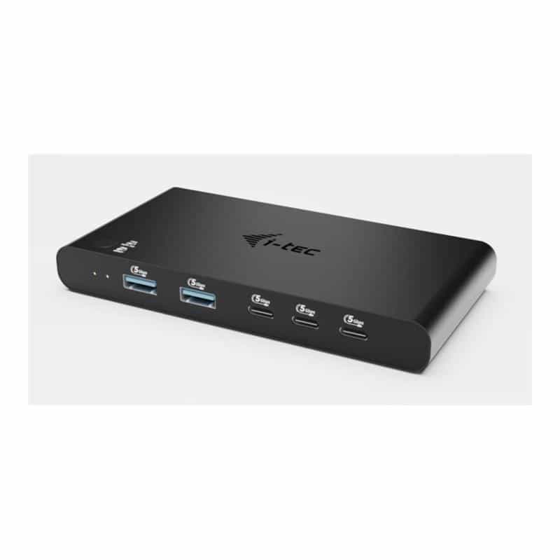 I-TEC KVM Docking Station HDMI for 2 hosts 1x HDMI 3xUSB-C 3.2 Gen1 2x USB-A 3.2 Gen 1 1x 3,5mm Audi