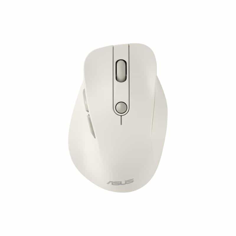 ASUS MD105 Kabellose Maus RF Wireless + Bluetooth 2400 DPI Milky White