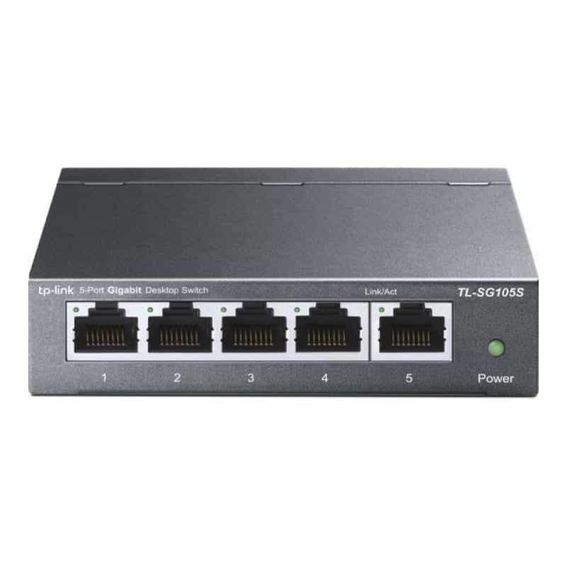 TP-LINK TL-SG105S - Switch - 5 x 10/100/1000 - Desktop (TL-SG105S)