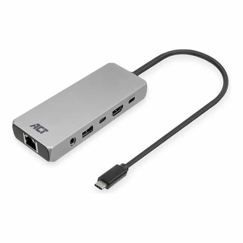 ACT AC7095 laptop-dockingstation und portreplikator Kabelgebunden USB 3.2 Gen 1 (3.1 Gen 1)