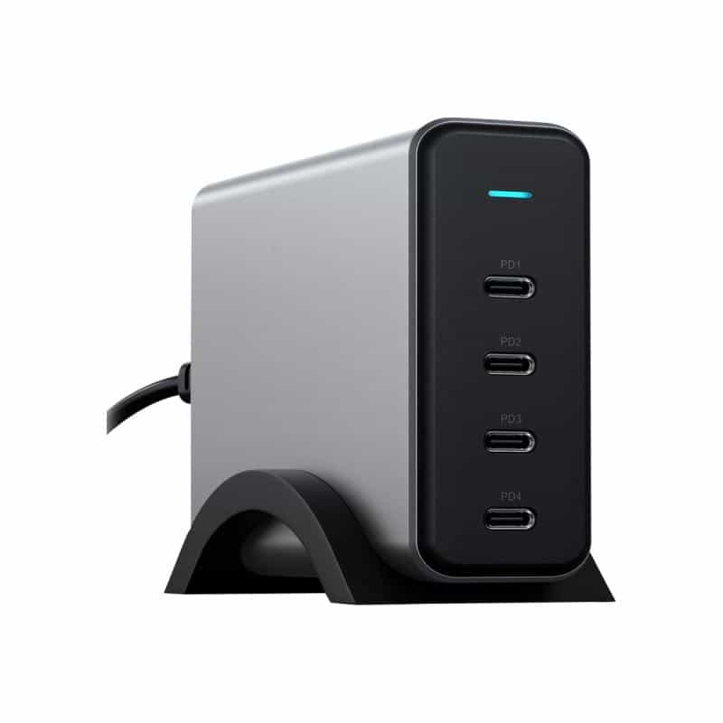 SATECHI ST-UC165GM-EU USB Ladegerät 165 W 4x USB-C® USB PD Anthrazit Innenbereich