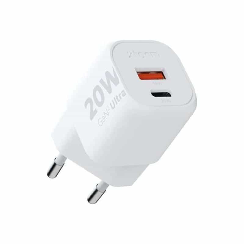 XTORM Ultra Wall USB Ladegerät 20 W 1x USB-C®, 1x USB-A Quick Charge 3.0 Weiß GaN