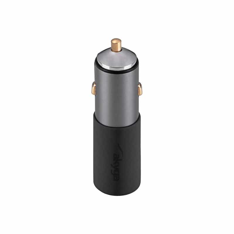 AKYGA AK-CH-26 USB Ladegerät 100 W 1x USB-C®, 1x USB-A QC 3.0, USB PD 3.0 Grau KFZ, LKW GaN, Sc