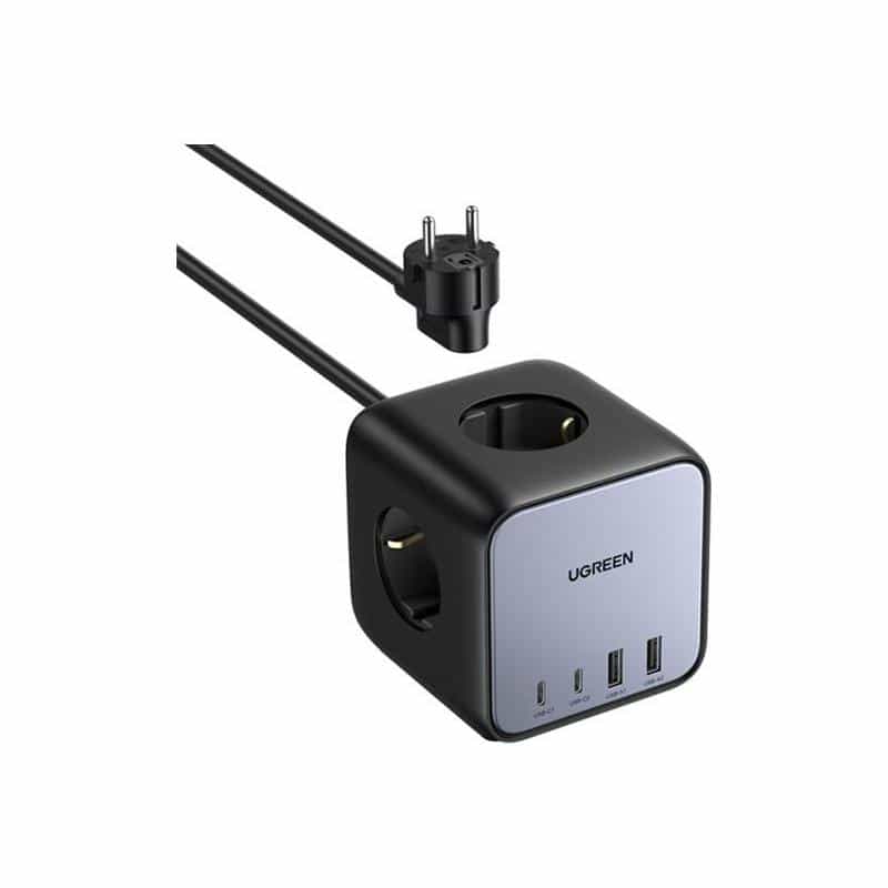 UGREEN DigiNest Cube USB Ladegerät 65 W Schutzkontakt-Steckdose, 2x USB-A, 2x USB-C® USB PD 2.0