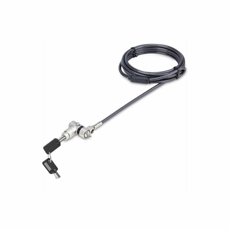 STARTECH.COM Universal Laptop Lock 6.6ft Security Cable For Notebook Compatible w/ Noble Wedge/Nano/