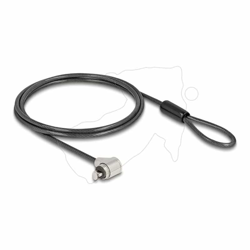 NAVILOCK Laptop Schloss mit Schlussel fur Standard Kensington Slot - kurzer Verriegelungskopf