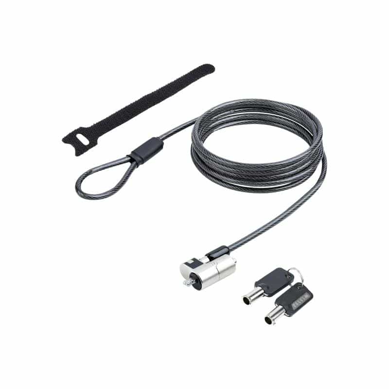 STARTECH.COM Nano Laptop Kabelschloss 2m Laptop Diebstahlschutz Sicherheitskabel/Laptopschloss fur N