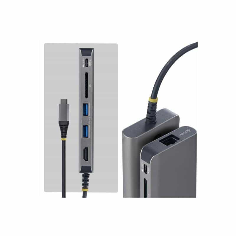 STARTECH.COM USB-C auf HDMI Multiport Adapter mit 140W PD Leistung 4K60Hz 3-Port USB 10Gbps Hub 2.5G
