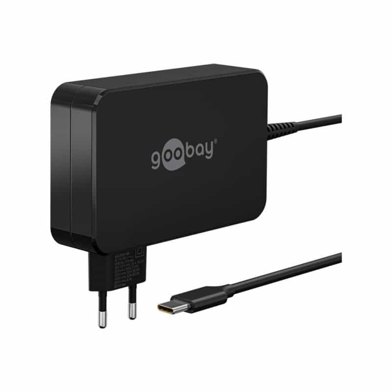 GOOBAY USB-C?-Ladegerät für Laptops (90 W) schwarz