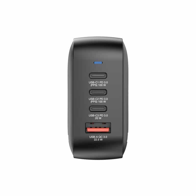 VERBATIM Mini GaN Netzladegerät 100W 4 Anschlüsse US/EU/UK ADP