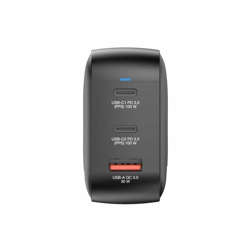 VERBATIM Mini-GaN-Ladegerät 100W 3 Anschluss