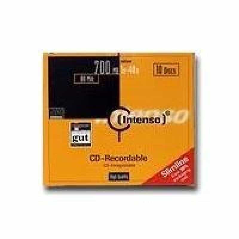 Intenso CD-R 80 700 MB 10er Slimcase 52x
