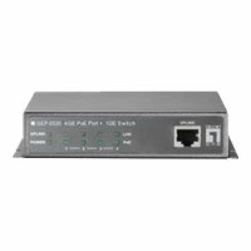 Switch 05P DT LevelOne GEP-0520 10/100/1000 PoE