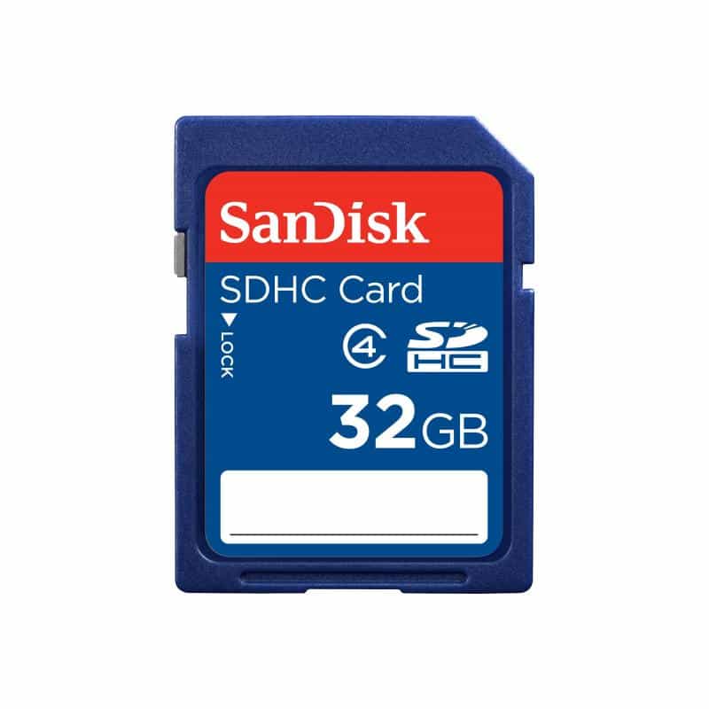 SANDISK SD CARD 32GB SDHC STANDARD